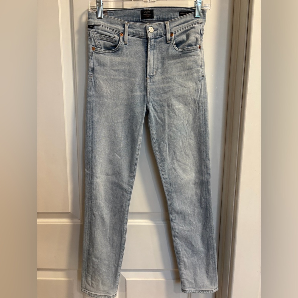 Citizens of Humanity Rocket Crop High Rise Skinny Jeans Light Wash Women’s 26